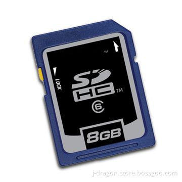 8GB SDHC Memory Card Class6 with 10-year Data Retention, Built-in Writing Protection Switch